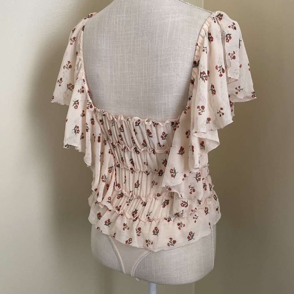 Juliet Printed Bodysuit in Ivory Combo - Picture 14 of 14